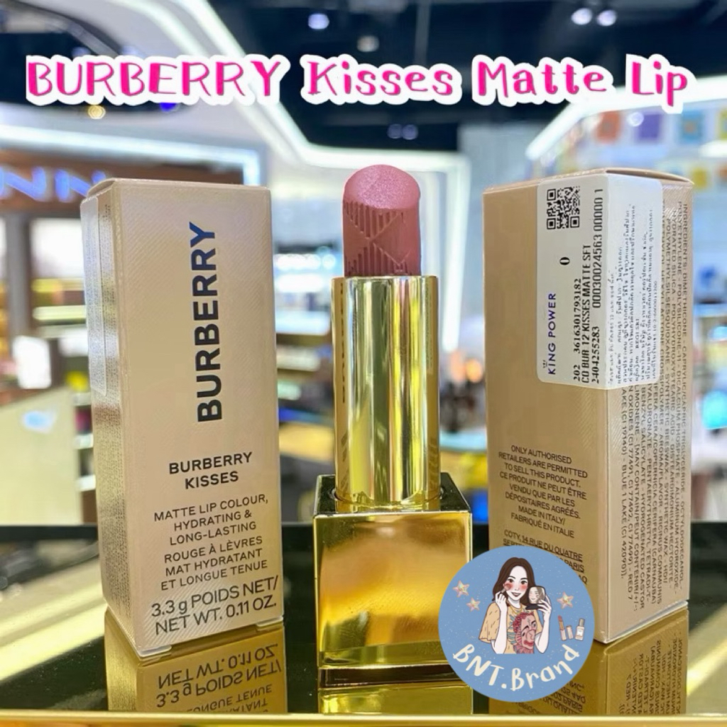 🔥จัดโปร🔥(แท้100% จากKing Power) Burberry Kisses Satin/ Matte Color