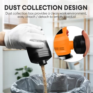 TASKTOOL เครื่องขัด 5 นิ้ว เครื่องขัดกระดาษทราย แบบกลม (ขัดสั่น) 300W Circular Orbital Sander