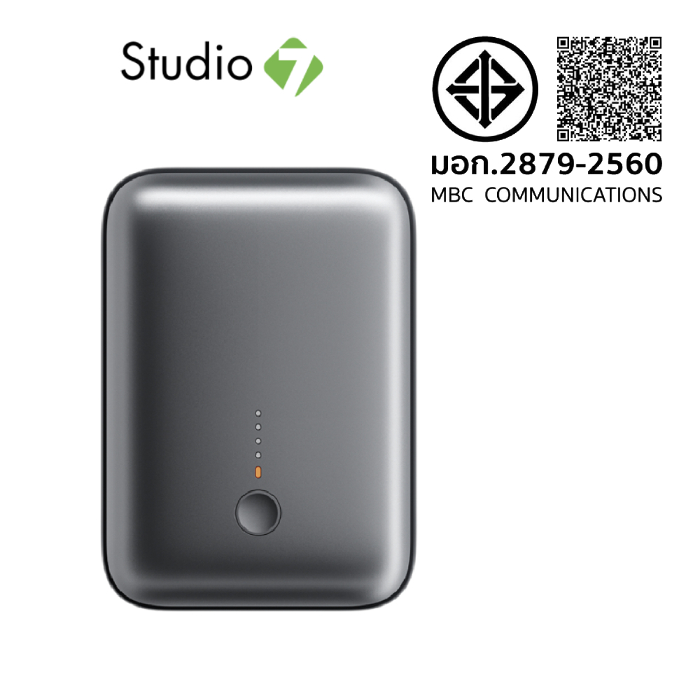 พาวเวอร์แบงค์ AUKEY 10000mAh Spark Mini PD20W PB-Y55 Gray (CCC) by Studio7