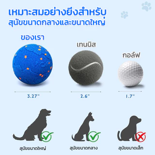 【กัดเท่าไหร่ก็ไม่พัง】ลูกบอลของเล่นไฟฟ้าสําหรับแมวและสุนัข แก้เหงา ขัดฟัน ของเล่นสุนัข ลูกบอลแมว ลูกบอลสำหรับสัตว์เลี้ยง