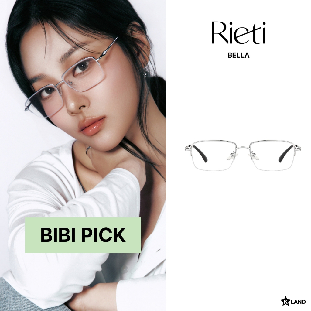 [ส่งด่วนภายใน 4 ชม.] แว่นตา Rieti - MILO แว่นกรองแสงสีฟ้า แว่นเลนส์ใส BIBI pick collection (RTI26GL3042U)