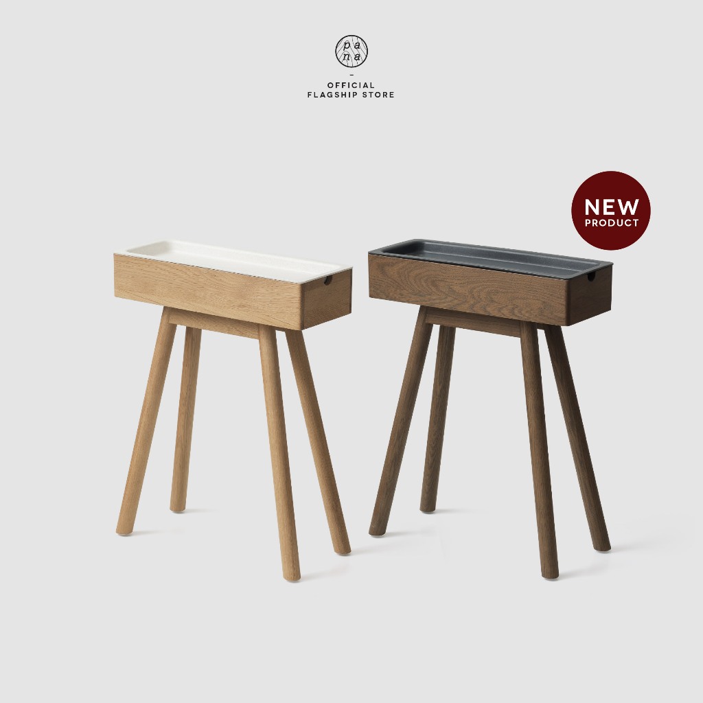 LAYER S I  Oak Wood Side Table