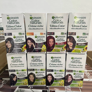 Garnier Color Naturals การ์นิเย่ ครีมเปลี่ยนสีผม แบบกล่อง 6 ซอง