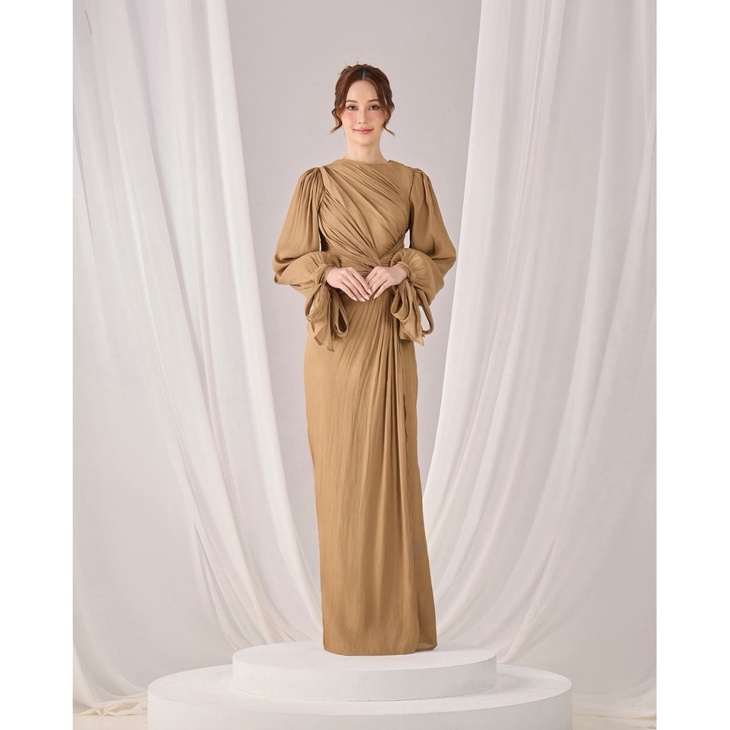 HIJABISTAHUB MAHRA DRESS (KHAKI) sizeS