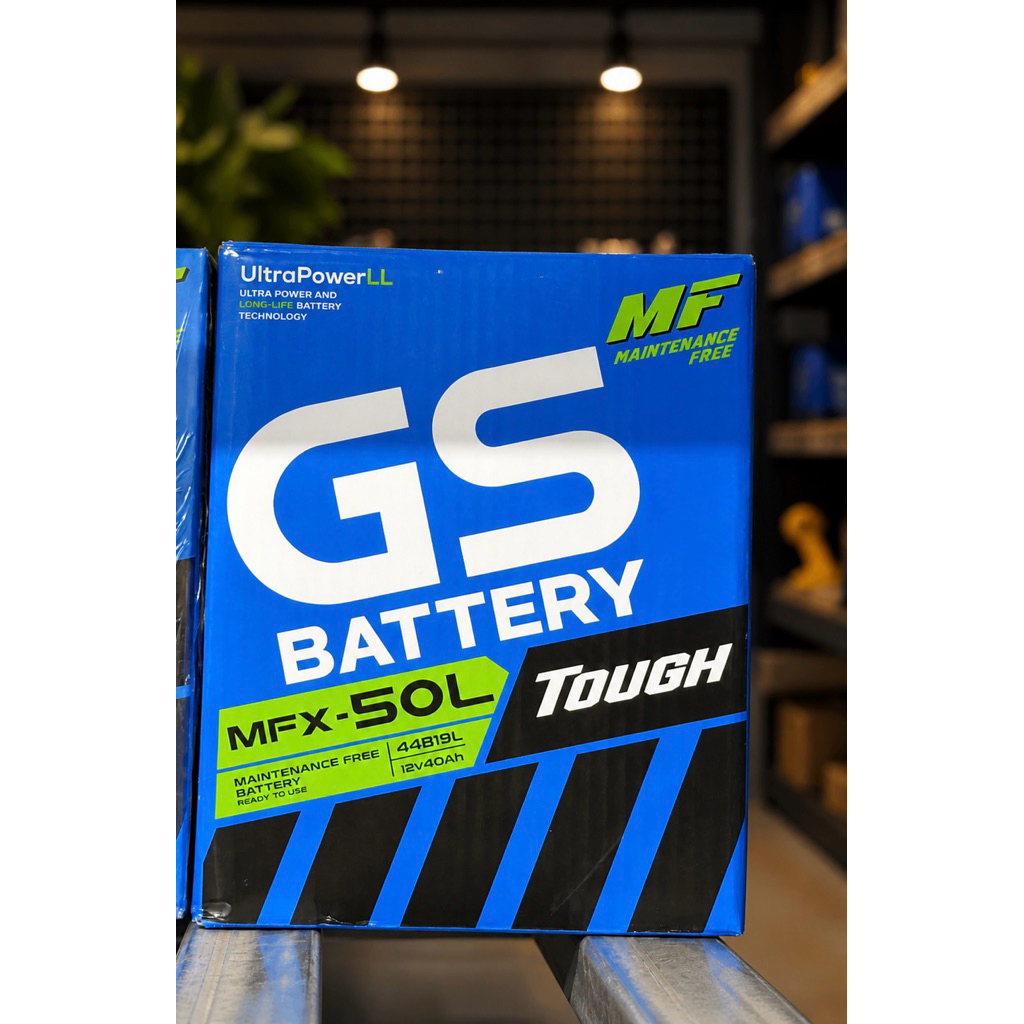 แบตเตอรี่รถยนต์ GSรุ่นMFX50Lขนาด40แอมป์