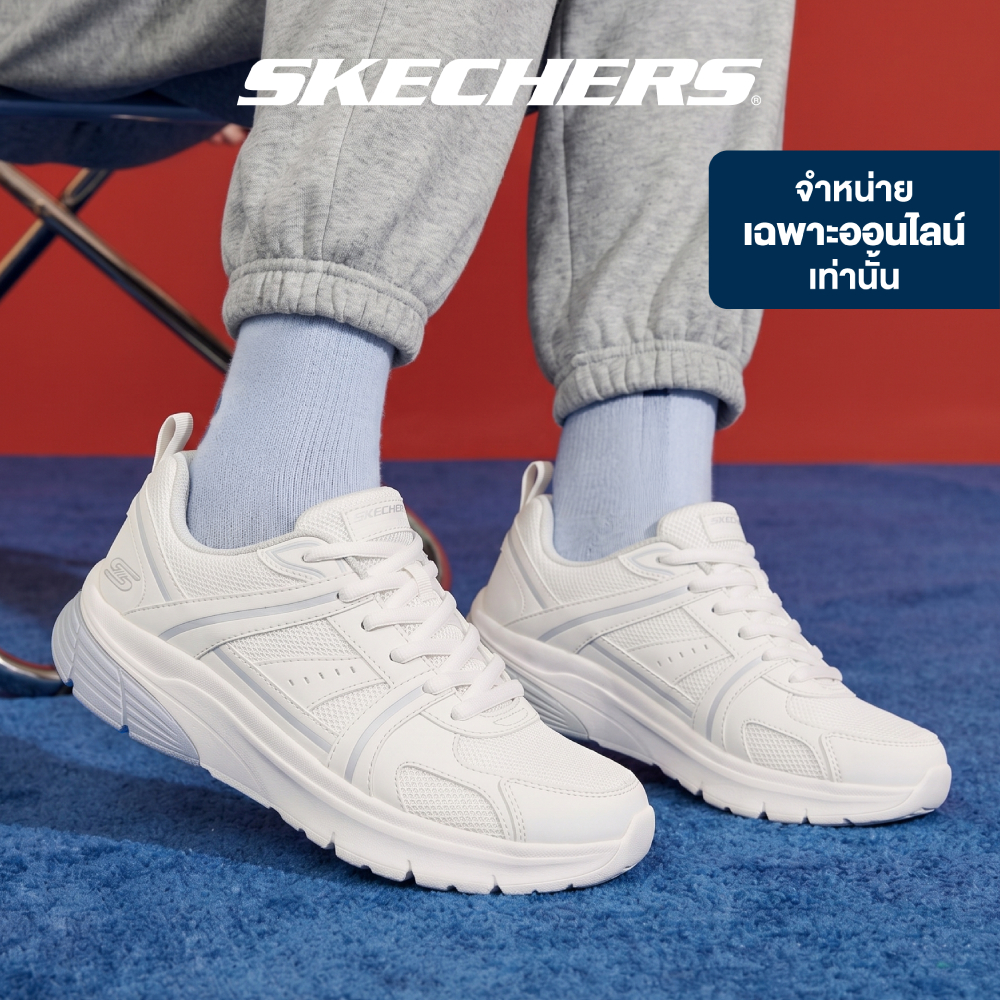 Skechers สเก็ตเชอร์ส รองเท้าลำลองผู้หญิง Women Online Exclusive BOBS Sport Vamos Casual Shoes - 117770-WHT (latest)