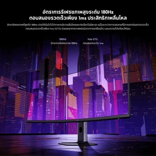 [NEW] Xiaomi Curved Gaming Monitor G34WQi 2026 จอกว้าง 34" WQHD 21:9 อัตรารีเฟรช 180Hz ความโค้ง 1500R คมชัด 3440×1440