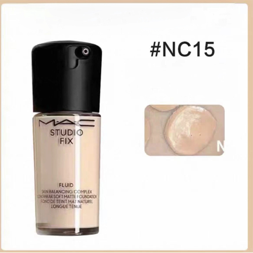 ของแท้ MAC Studio Fix Fluid SPF15 30ML รองพื้นคุมมัน ปกปิดดี ติดทนนาน NC15 NC20 N18 พร้อมส่ง