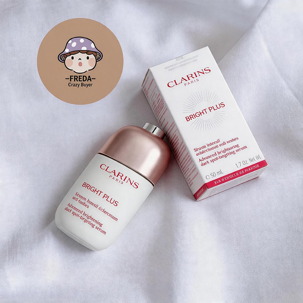 แท้🍄จัดส่งทันที ใหม่ล่าสุด Clarins Bright Plus Advance Brightening Dark Spot-Targeting Serum 50ml