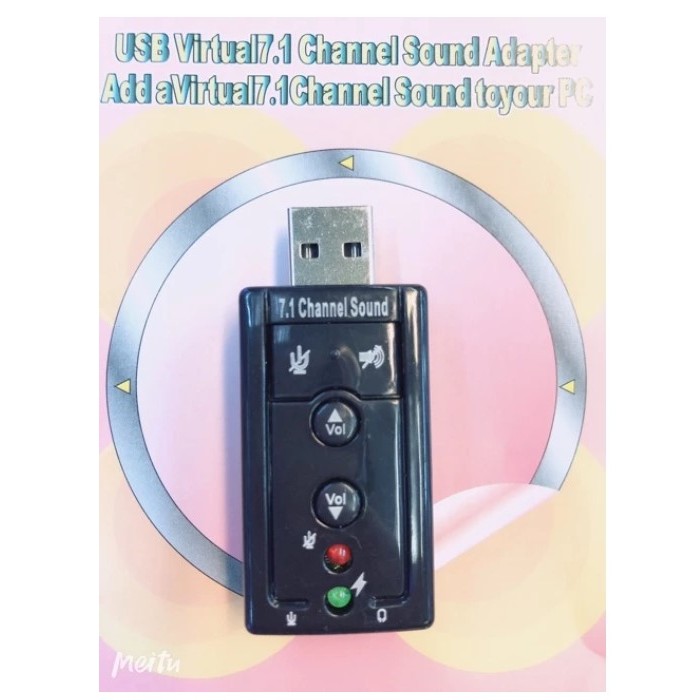 USB virtual channel 7.1 sound adaptor USB Sound Card