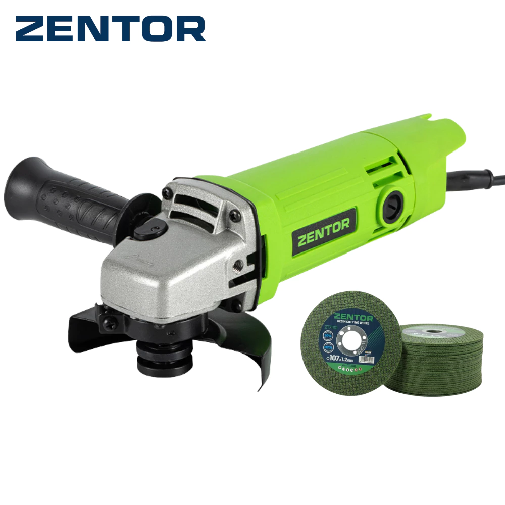 Zentor [ฟรีแผ่นตัด10 ชิ้น] เครื่องเจียร์ หินเจียร์ ไฟฟ้า ลูกหมู 4 นิ้ว 680วัตต์ Angle Grinder