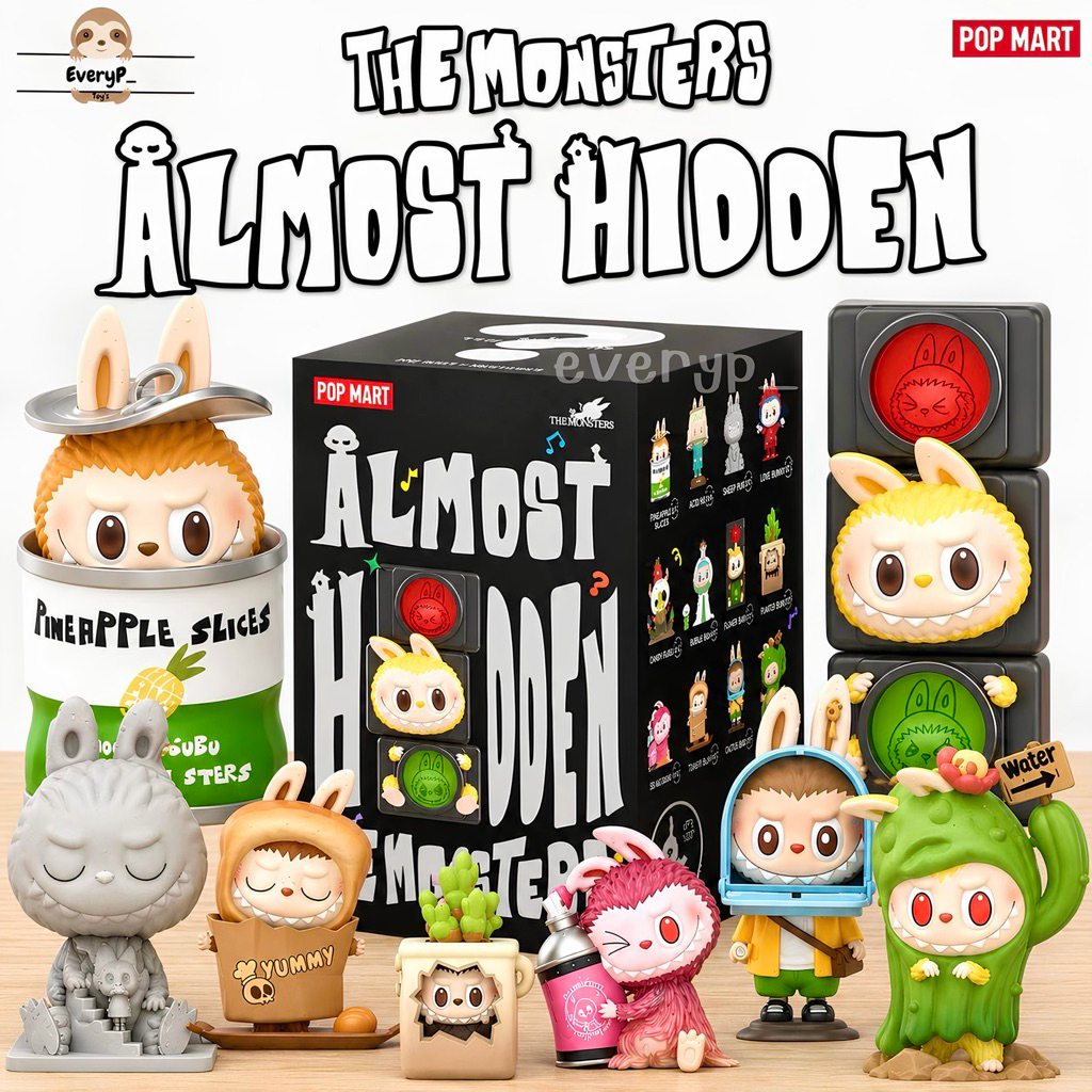 (ส่งด่วน) กล่องสุ่มลาบูบู้ 🌵THE MONSTERS Almost Hidden Labubu ลาบูบู้ ของแท้ ลุ้น Secret