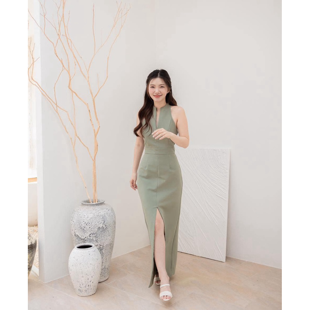 เดรส แบรนด์ my lady by baifern (ส่งต่อ) S
