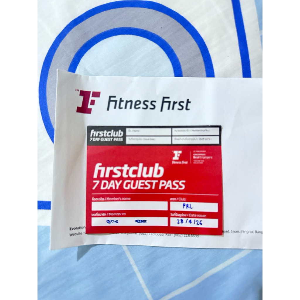 ขอแนะนำ บัตรลองเล่น fitness first 7 วันรัวๆ ได้ที่ fitness first สาขา platinum