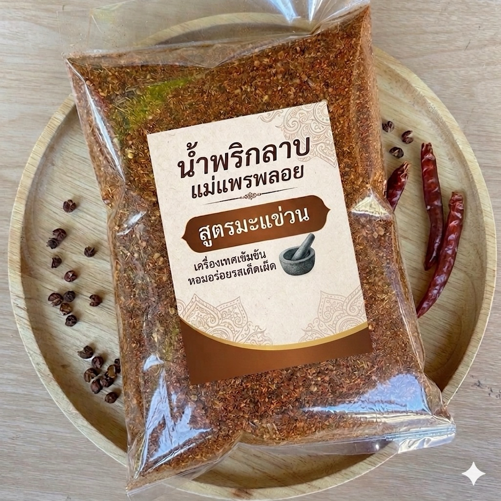 น้ำพริกลาบ สูตรมะแขว่นแท้ เครื่องเทศแน่น !!หอมถึงใจ🌶️เผ็ด แซ่บนัวแบบเมืองเหนือแท้ๆ