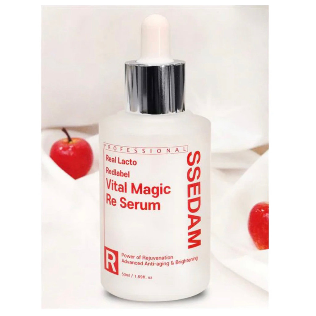 SSEDAM Real Lacto Red Label Serumจัดเต็มสารสกัดพรีเมียมในคลินิก หายาก🔥ขาว ใส ยกกระชับ ฟื้นฟูผิวแข็งแรง มาครบค่ะ
