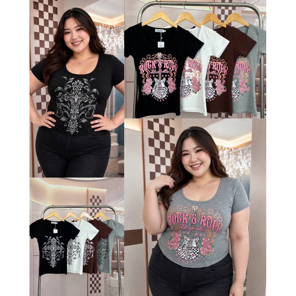 A231 BunnyFashion เสื้อยืดทรงเข้ารูป ผ้าCotton Spring มี 3 ไซส์