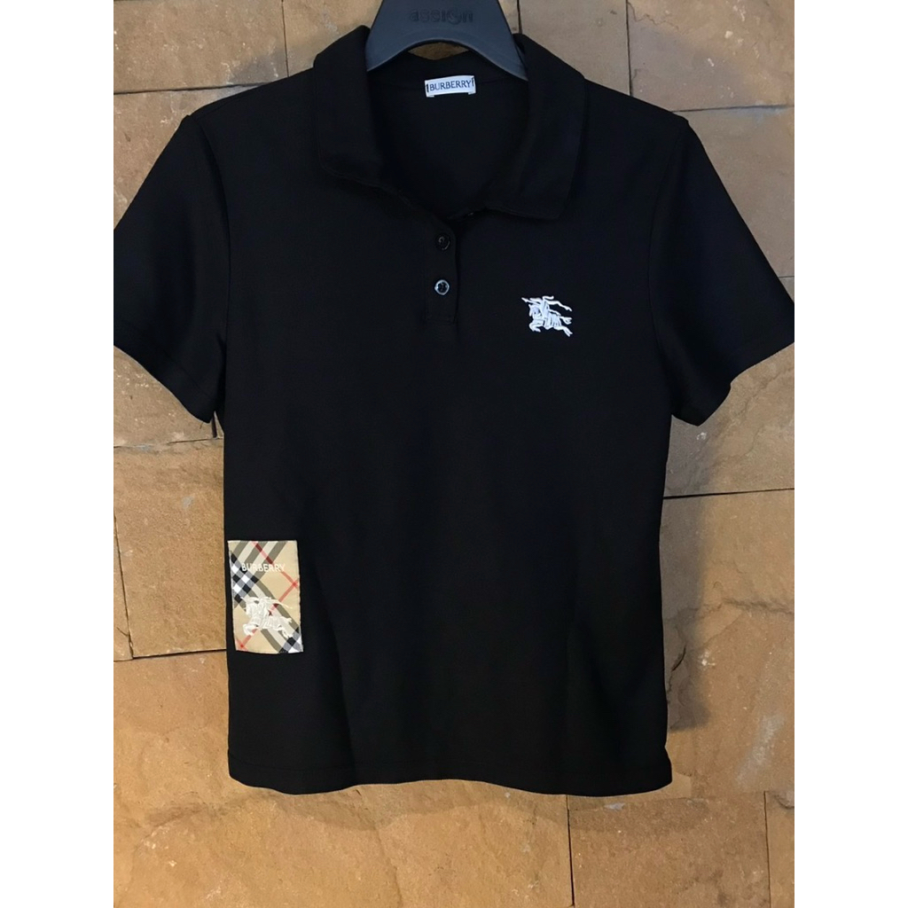 BURBERRY BLACK 👕 Polo 💯เเท้