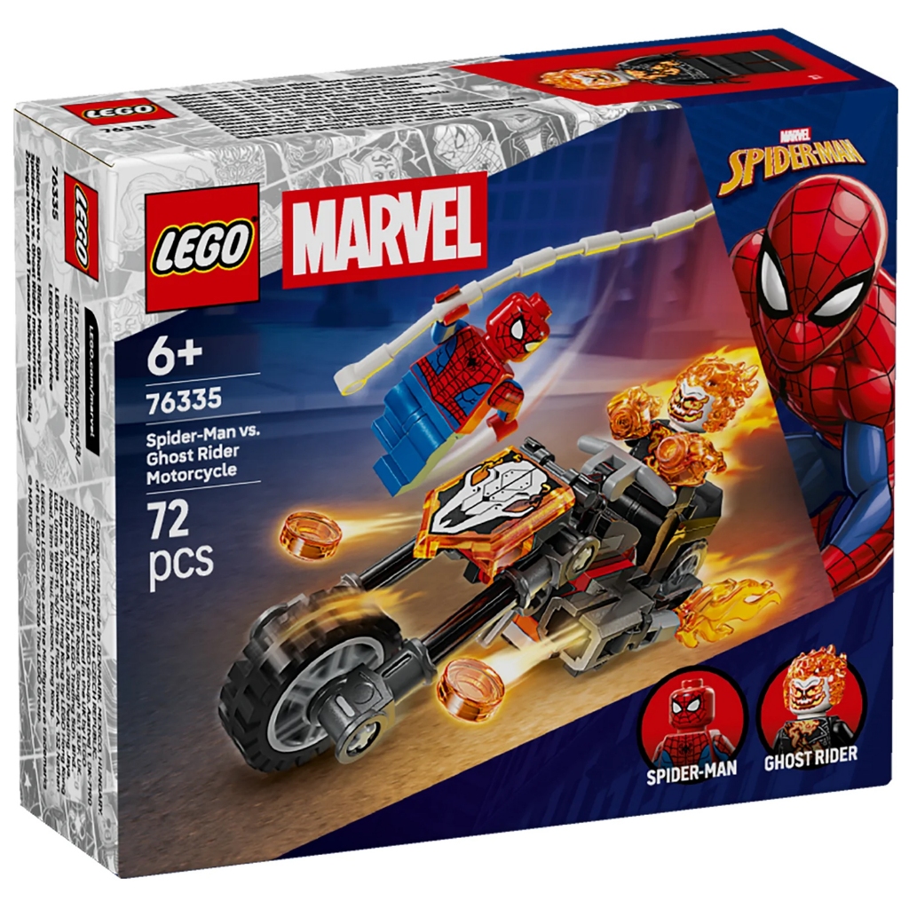 76335 : LEGO Marvel Super Heroes Spider-Man vs. Ghost Rider Motorcycle