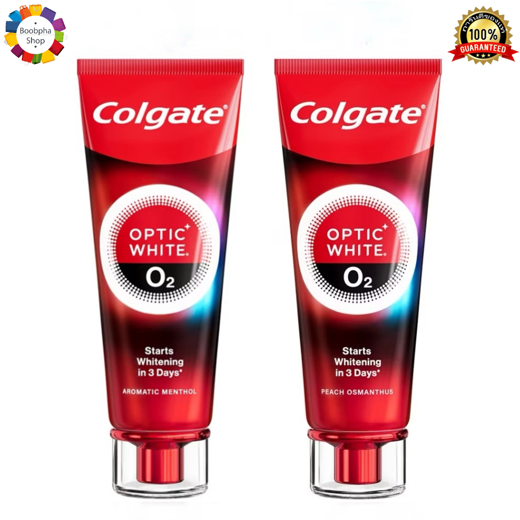 ✅ Colgate Optic White Purple 100g ยาสีฟัน คอลเกต อ๊อพติค ไวท์ เพอร์เพิล 100 กรัม ยาสีฟันคอลเกต
