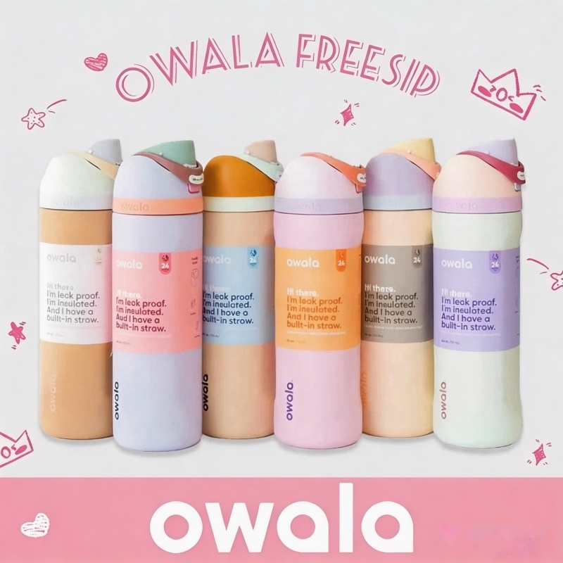 [พร้อมส่งในไทย/ส่งด่วน] Owala Freesip 24/32oz แก้วน้ำเก็บความเย็นของแท้100%
