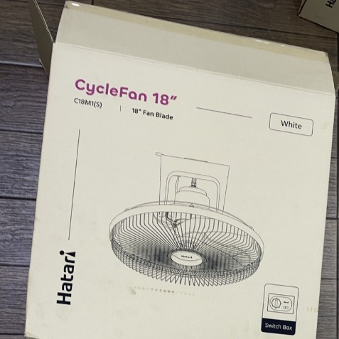 พัดลมโคจร Hatari C18M1(S) WHITE 18นิ้ว