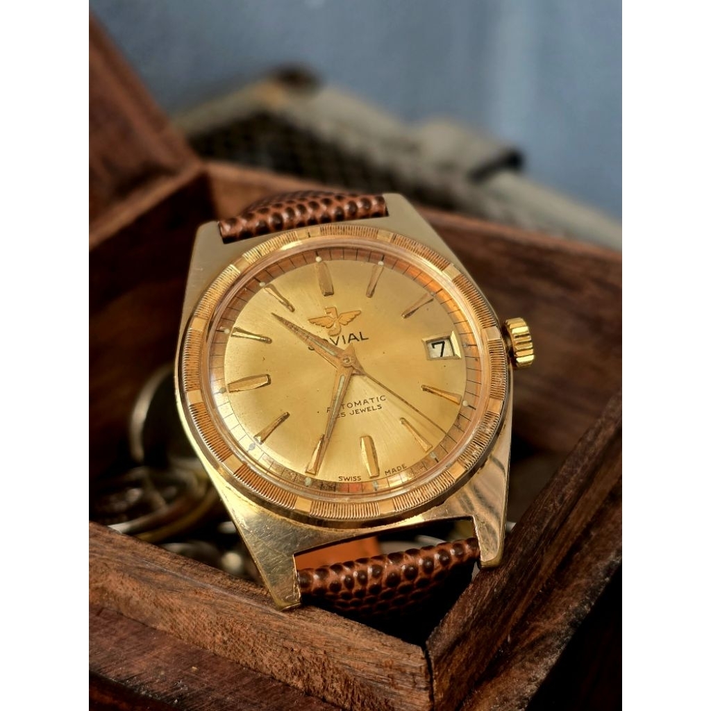 ✨ Vintage Automatic Watch – Gold Plated 20 Micron (39mm)