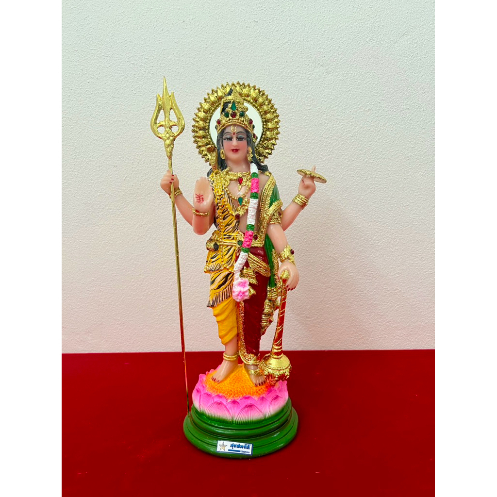 สองพ่อยืน 7“(พระศิวะ+ พระนารายณ์) วัสดุ ทำจากเนื้อเรซิ่น
