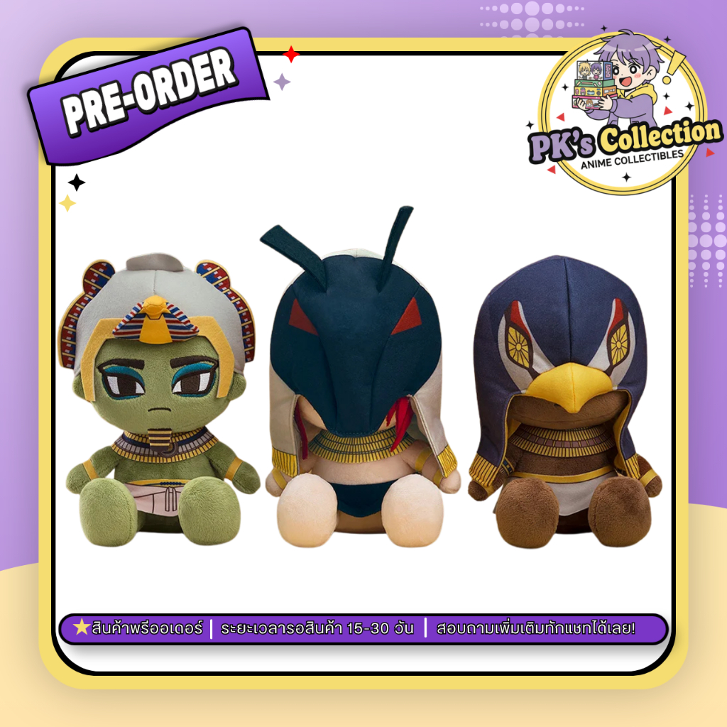 [pre-order]GSC ตุ๊กตาSeth/Horus/Osiris ENNEAD เทวาบังลังท์สวาท ขนาด17cm. ของแท้