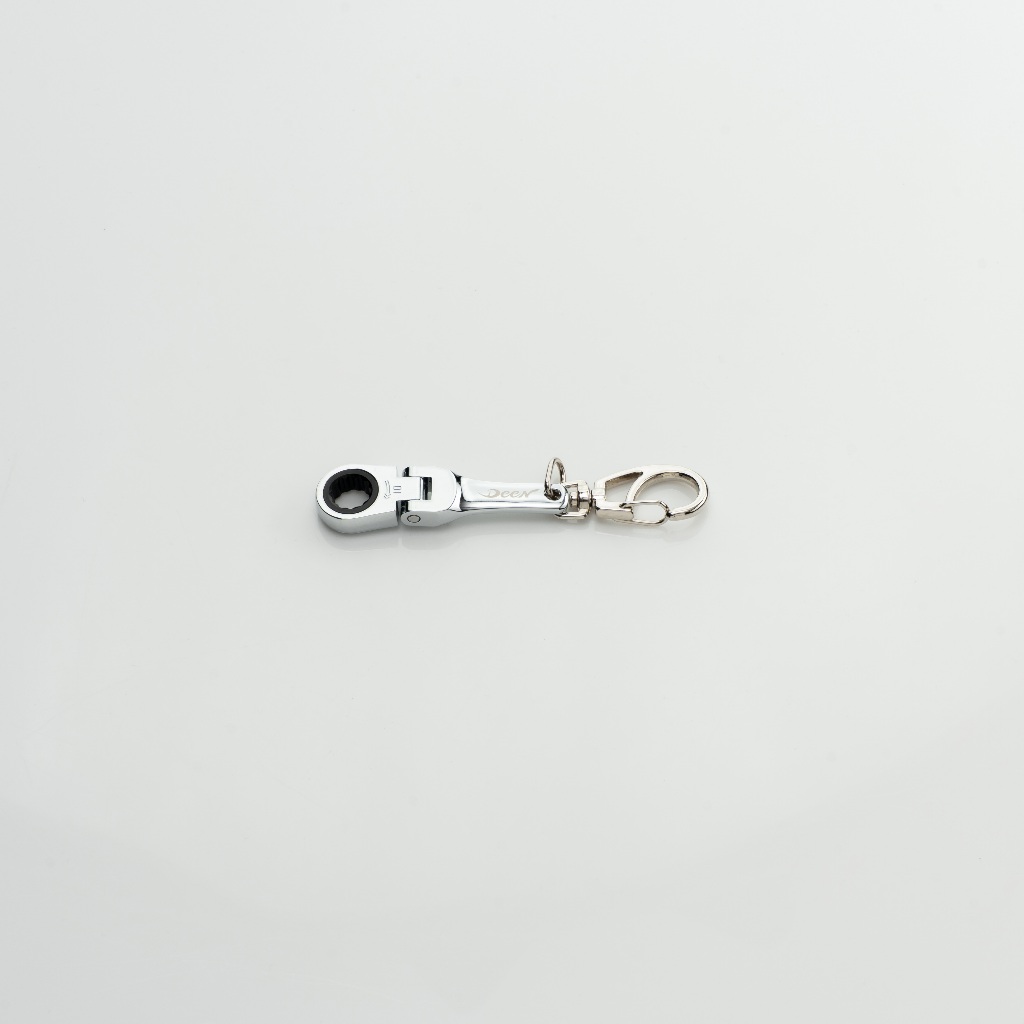 DEEN NO.DNC-10KEY Ratcheting Wrench Key-Ring Type Size 10mm.