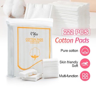 สำลี สำลีล้างหน้า สำลีแผ่น 222/300/600pcs สำลีแผ่นกลม ผลิตจากฝ้ายธรรมชาติบริสุทธิ์ สำลีเช็ดหน้า ล้างเครื่องสำอาง