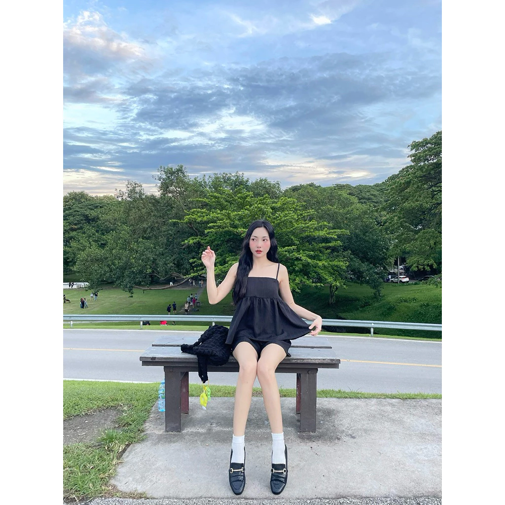 ชุดเซ็ท Lilli Bow Set (เสื้อ+กางเกง) thumbnail 3