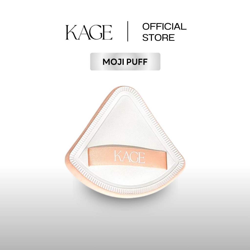 KAGE Moji Puff โมจิพัฟ ดีไซน์ทรงสามเหลี่ยม พัฟลงรองพื้น ไม่กินเนื้อรองพื้น พัฟนุ่มไม่บาดผิว