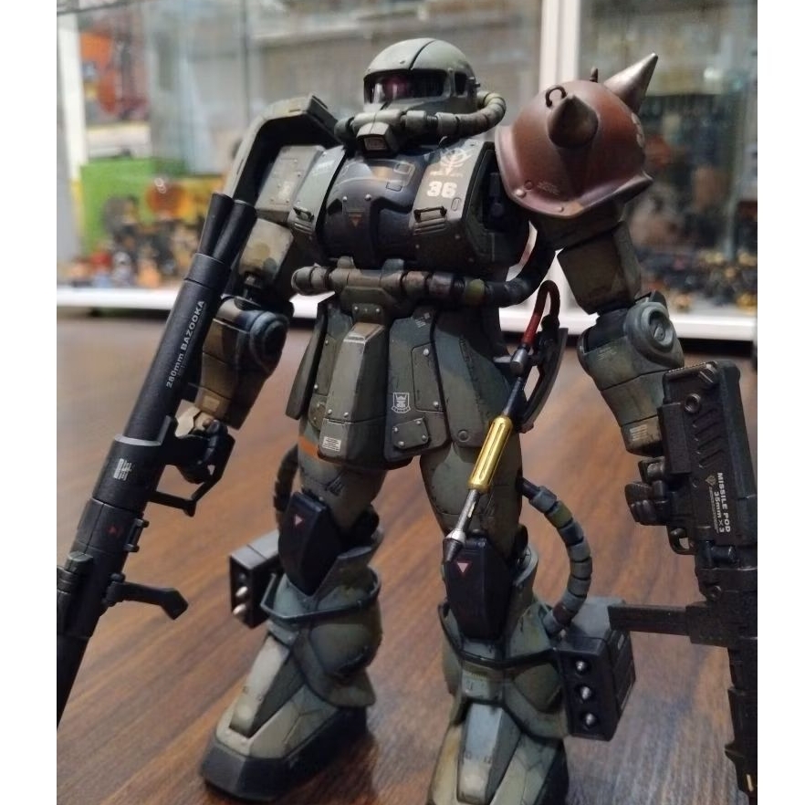 354  MG MS-06F/J Zaku II (completed gunpla model) BANDAI