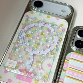 Magnetic Card Holder กล่องแปะหลังเคสแม่เหล็กที่ใส่บัตร บัตรรถไฟฟ้า - SM,PLS! (แถมวงแม่เหล็ก)