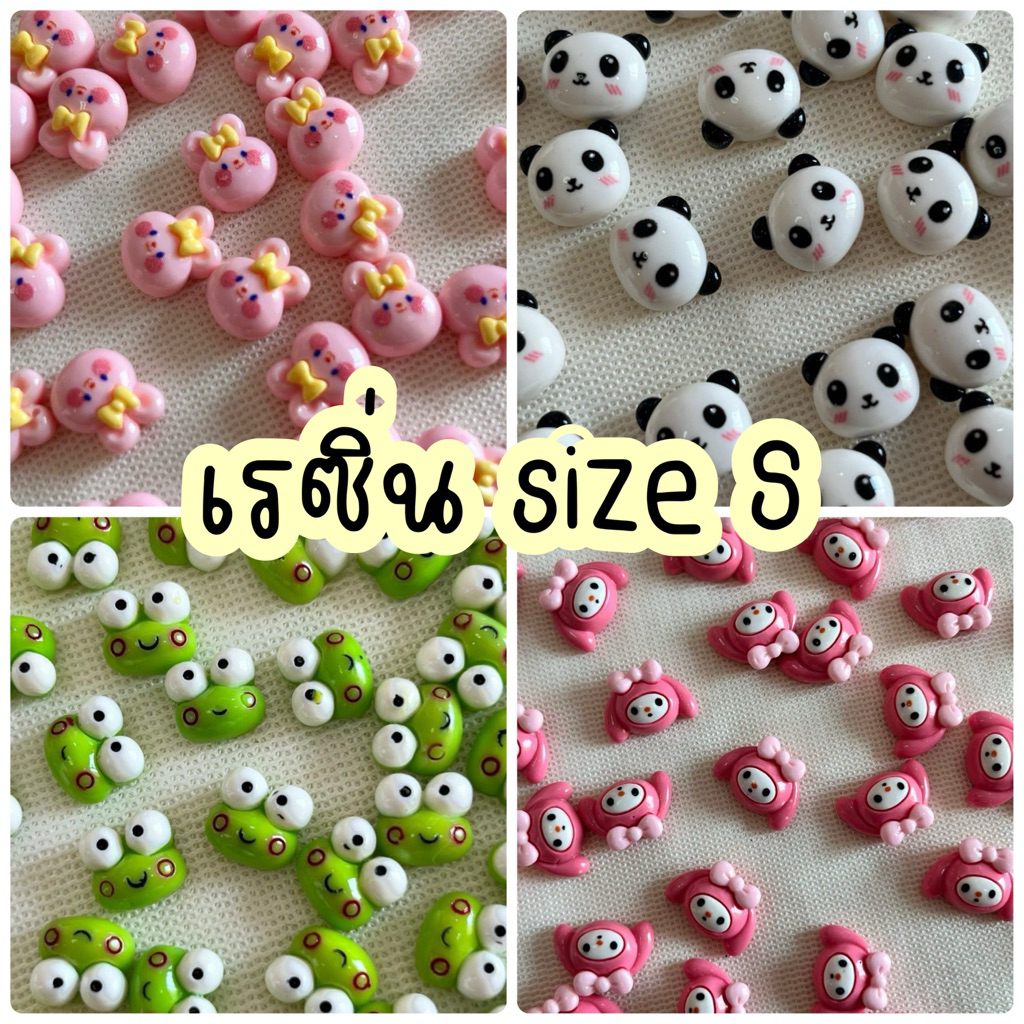 Z022 เรซิ่นไซร์S เรซิ่นตกแต่งงานdiy ชิ้นงานเรซิ่นขนาดเล็กน่ารัก