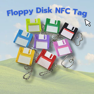 พวงกุญแจ Floppy Disk NFC Tag 💾🛜 งาน 3D Print