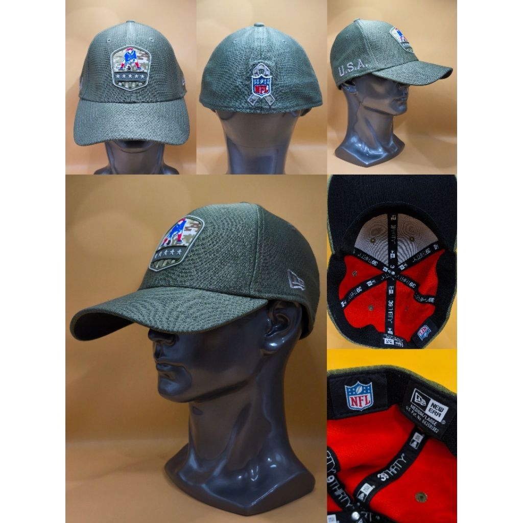 [Rare Item!] หมวก New Era 39THIRTY - New England Patriots "Salute to Service" Edition
