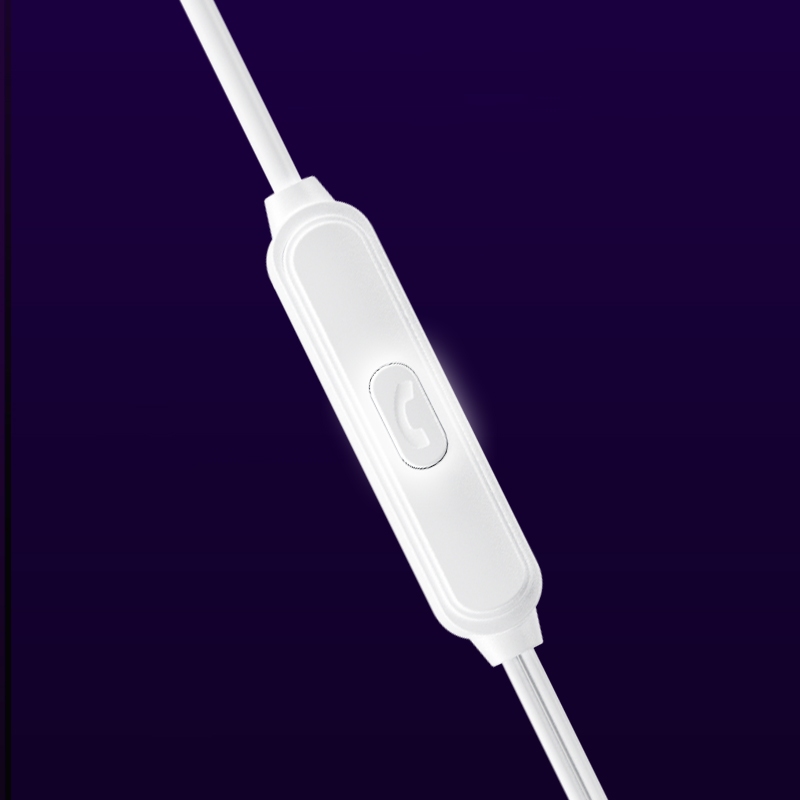 d-power หูฟังมีสาย รุ่น SMT-E3 แจ็คมาตรฐาน 3.5mm เสียงดี Hi-Fi สเตอริโอ Super Bass ไมค์ในตัว ยาว1.2M