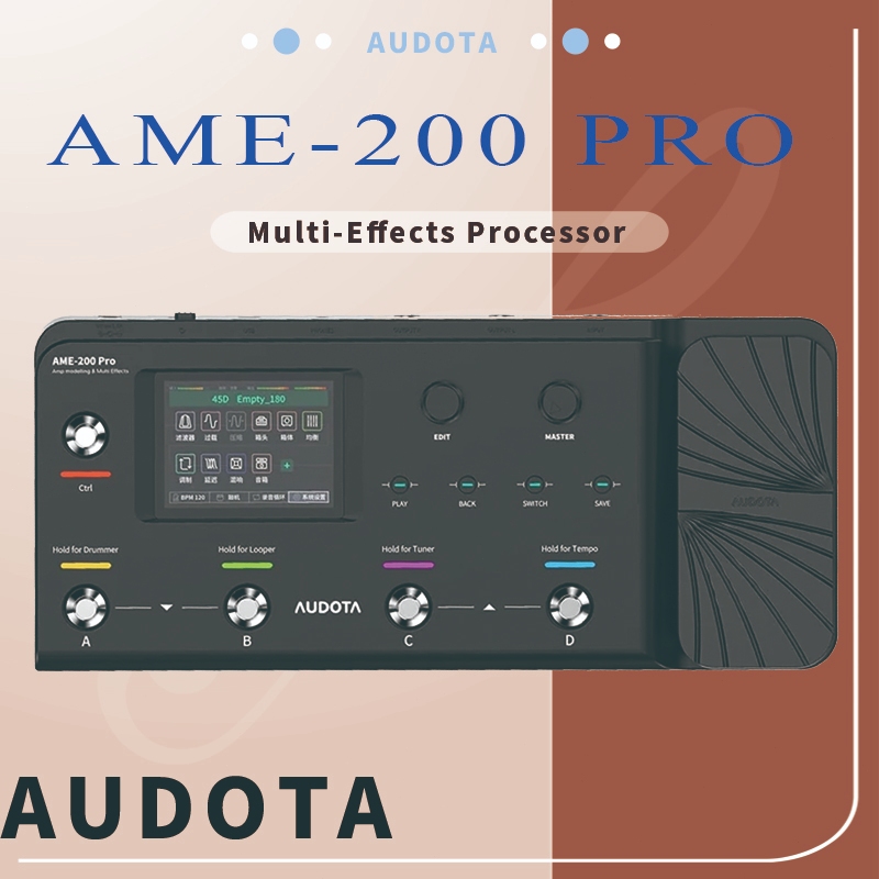 Audota AME-200 Pro Amp Modelling & Multi Effects AME-200 Pro เอฟเฟกต์กีตาร์