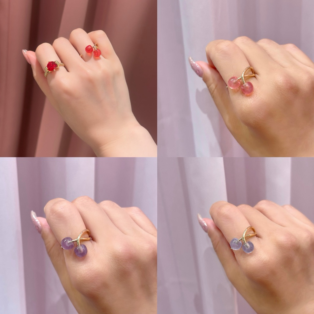 พร้อมส่งด่วน ของแท้ จากญี่ปุ่น แหวนเชอรี่ liquem ring แหวน cherry liquem ring คอล liquem cruise collection