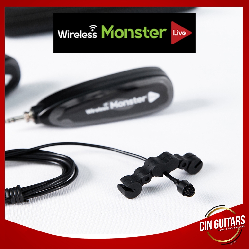 Wireless Monster Violin Mic ไมโครโฟนคอนเดนเซอร์ไร้สายสำหรับ Violin