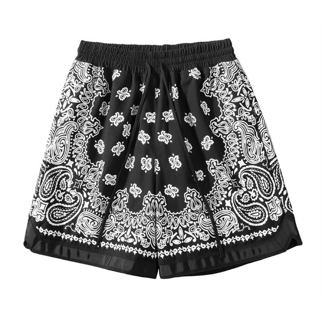 กางเกงแฟชั่น สตรีท ฮิต bandana loose pant มีซับใน