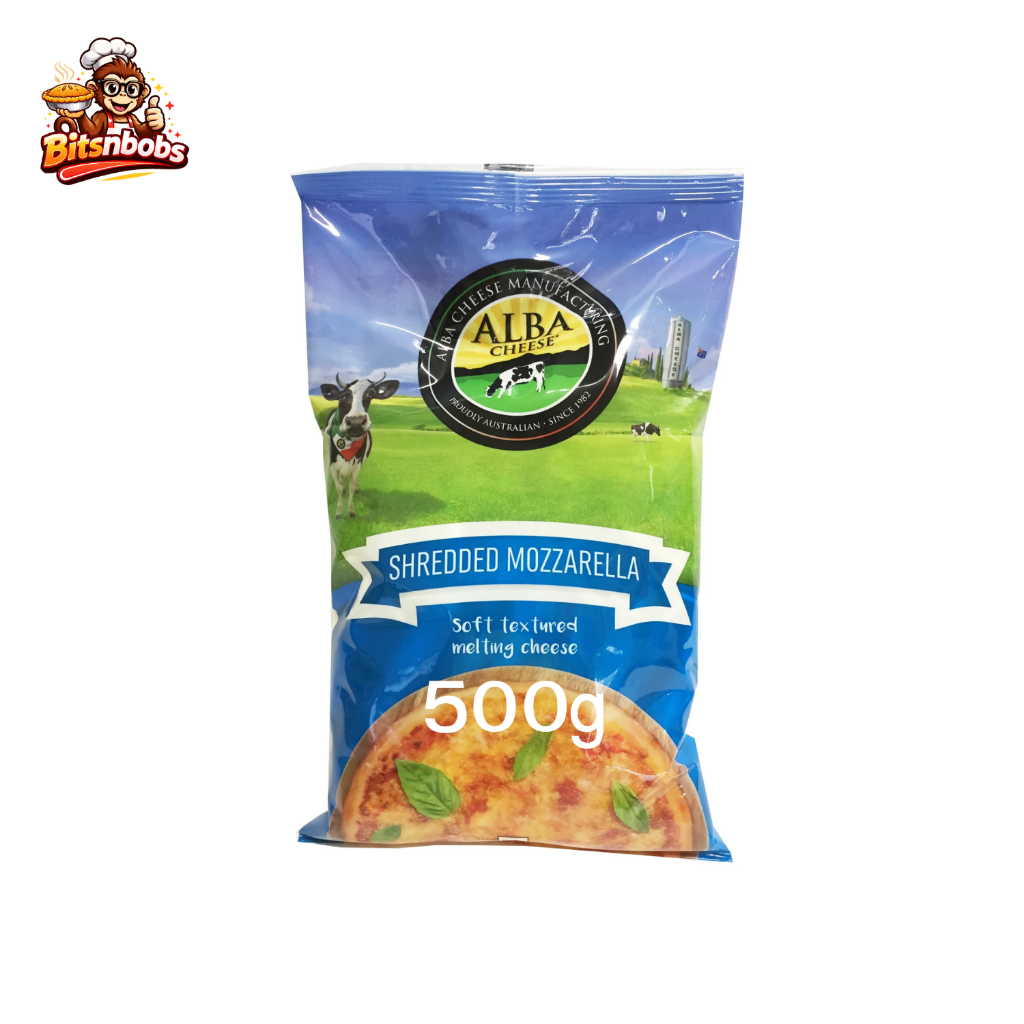 🧀Alba Shredded Mozzarella 500g - อัลบา ชีสมอซซาเรลล่า 500กรัม🧀