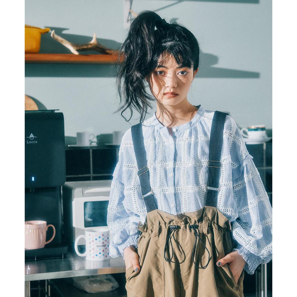 niko and ... [MODE NORM CORE] Embroidered Voile Shirt