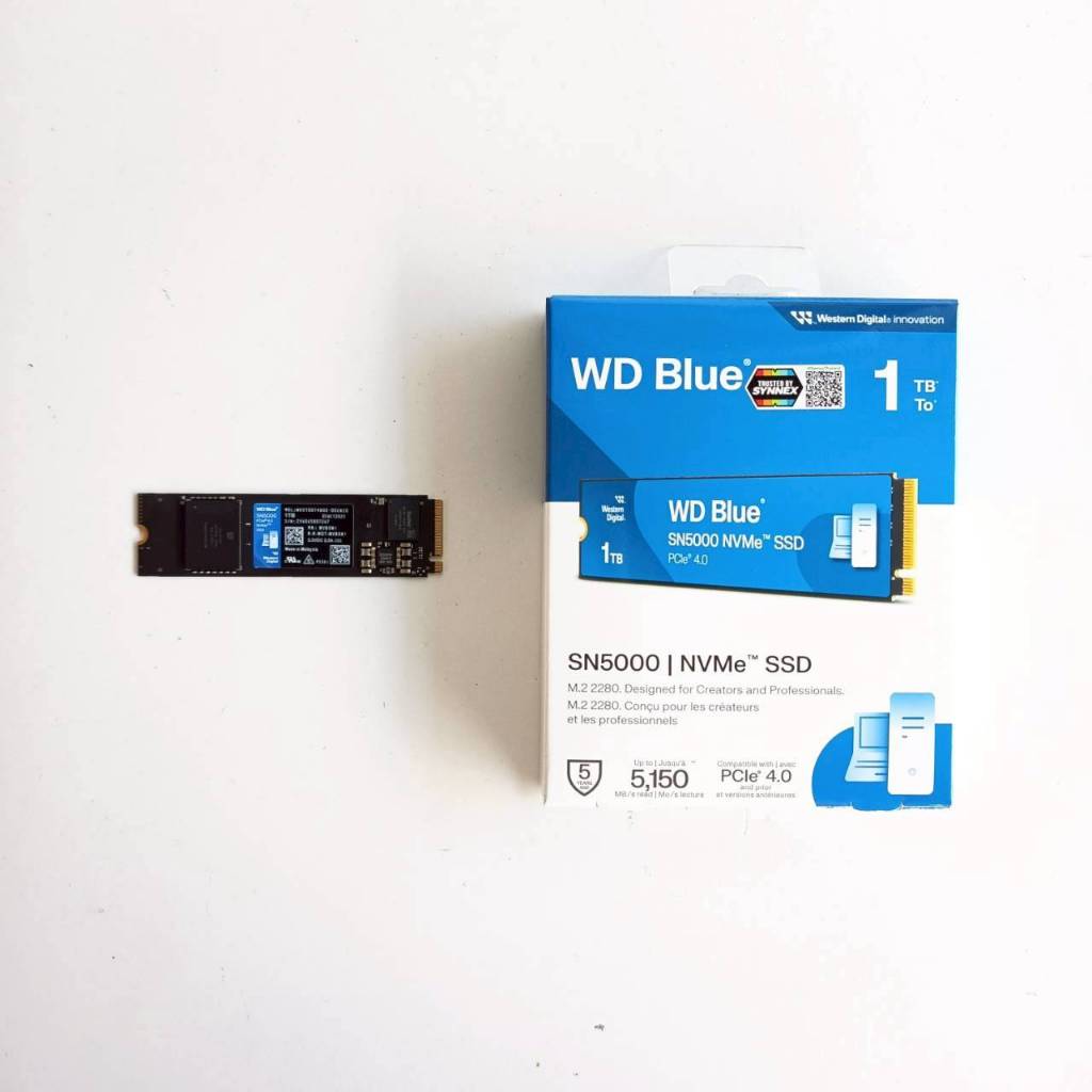 SSD  M.2  NVME  1TB  WD  BLUE  SN5000  Pcle  4.0  ประกัน  Synnex  19/12/2030