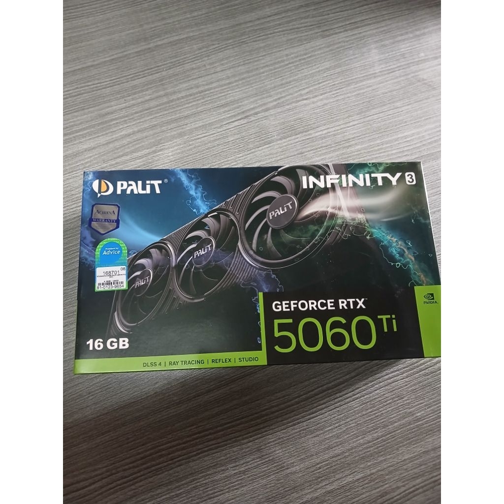 การ์ดจอ Palit GeForce RTX 5060 Ti Infinity 3  16 GB GDDR7 มือสอง (อ่านก่อนนะครับ)
