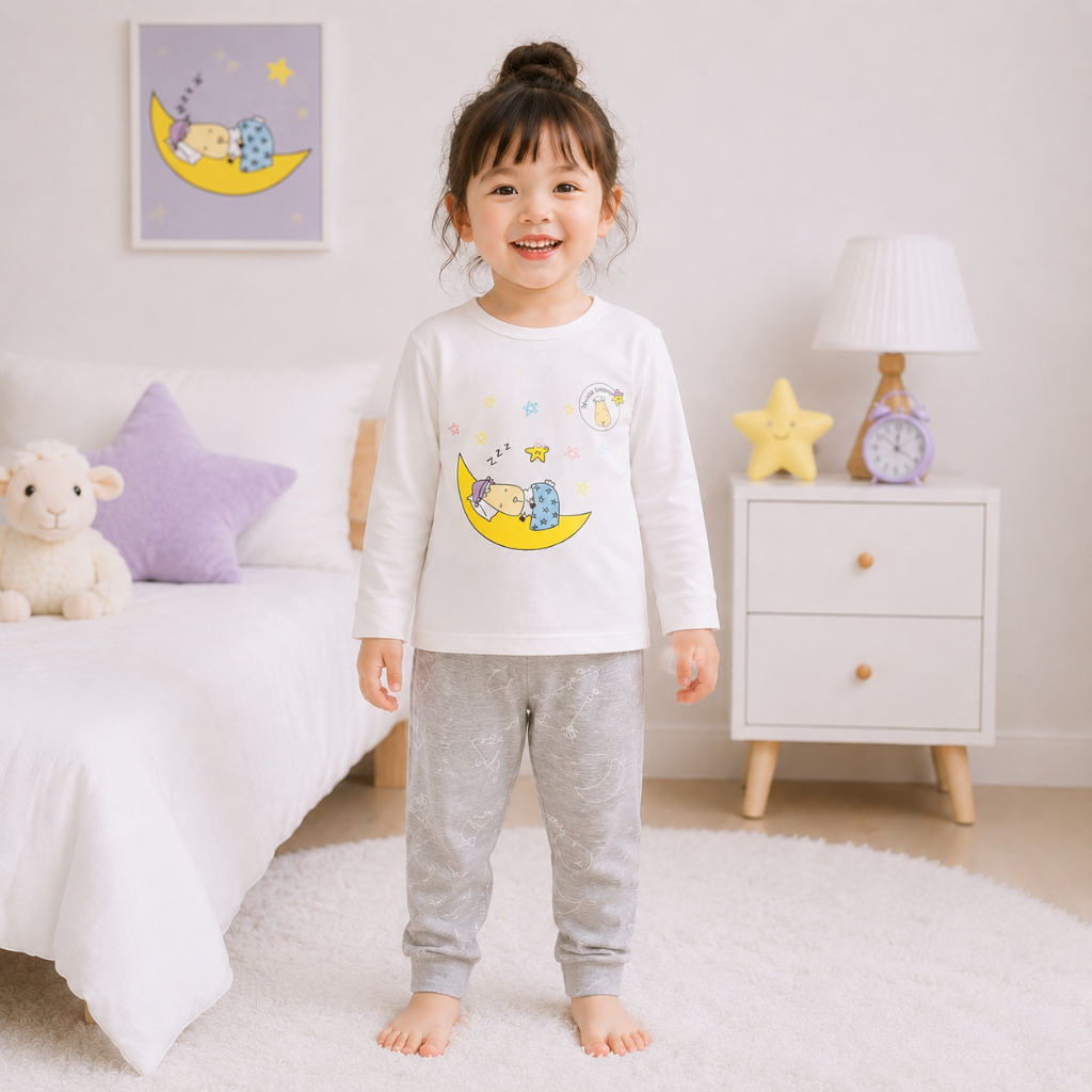Baa Baa Sheepz بيجاما أطفال ألياف البامبو Plus — صورة 2