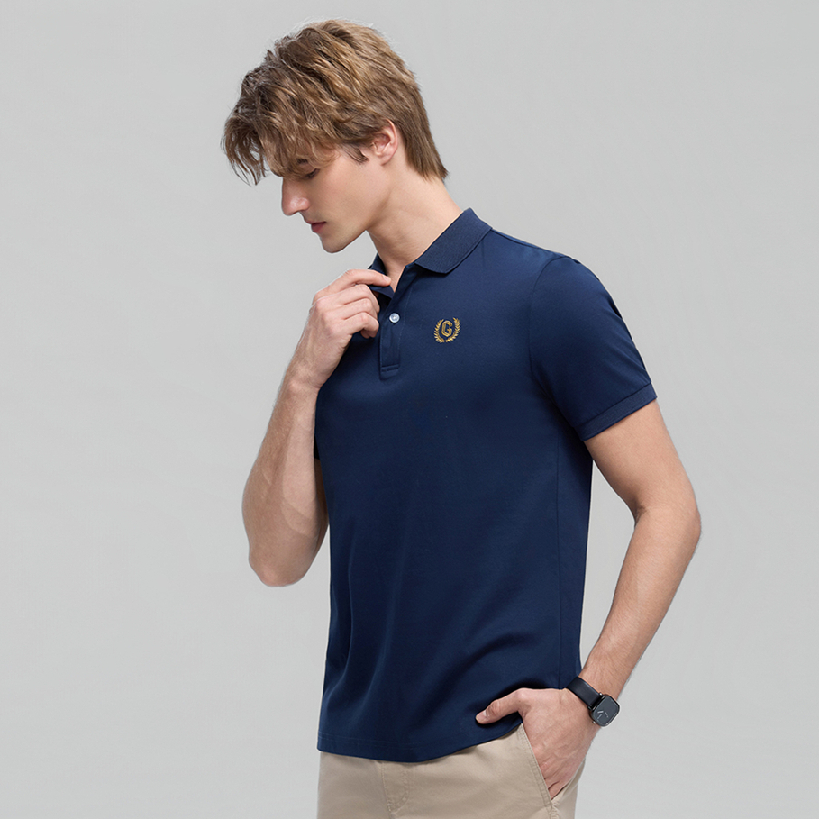 GIORDANO เสื้อโปโลผู้ชาย Men's Slim Liquid Touch Polo 01016291