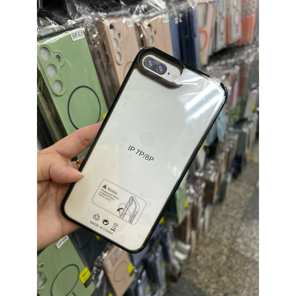 เคสขอบสีใสสำหรับiP6plus/7plus/8plus/iP7/iP8/iP7SE/iPX/XR/Xsmax กันกระแทกอย่างดี